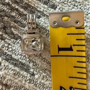 Gorgeous Sterling Silver & CZ Pendant